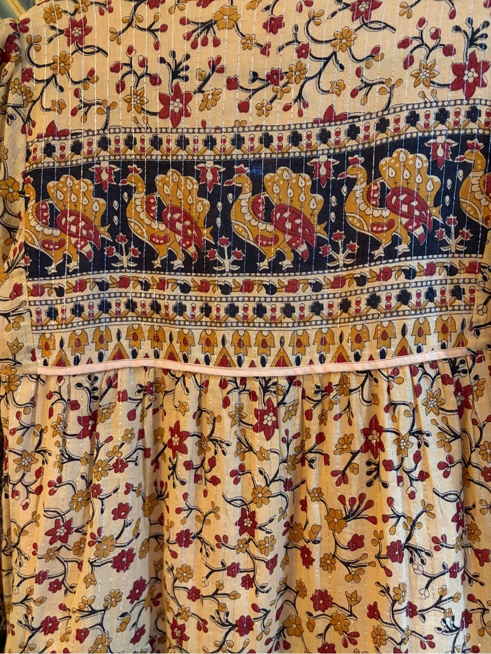 Anthropologie -Raga Advika Bohemian Print Midi Dress NWOT Small- GORGEOUS - Picture 8 of 16